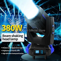 380W Light Moving Head DJ Light Beam Light Strobe DMX Sound Activated Disco Party Pub Wedding Christmas Stage Lighting Equipment