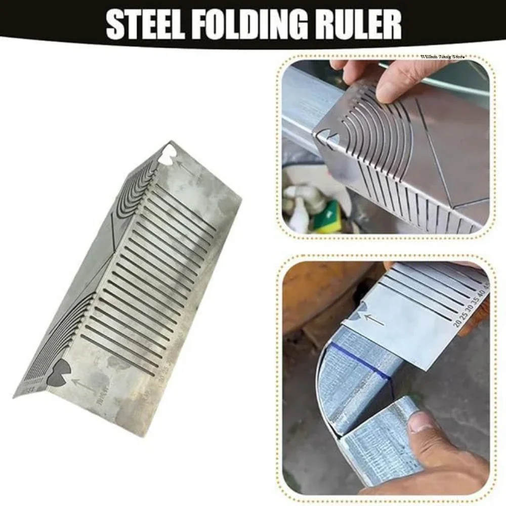 Practical Precision Angle Arc Marking Tool Square Tube Elbow Marking Tool Essential Household Items for Welding Hand Tools Ruler