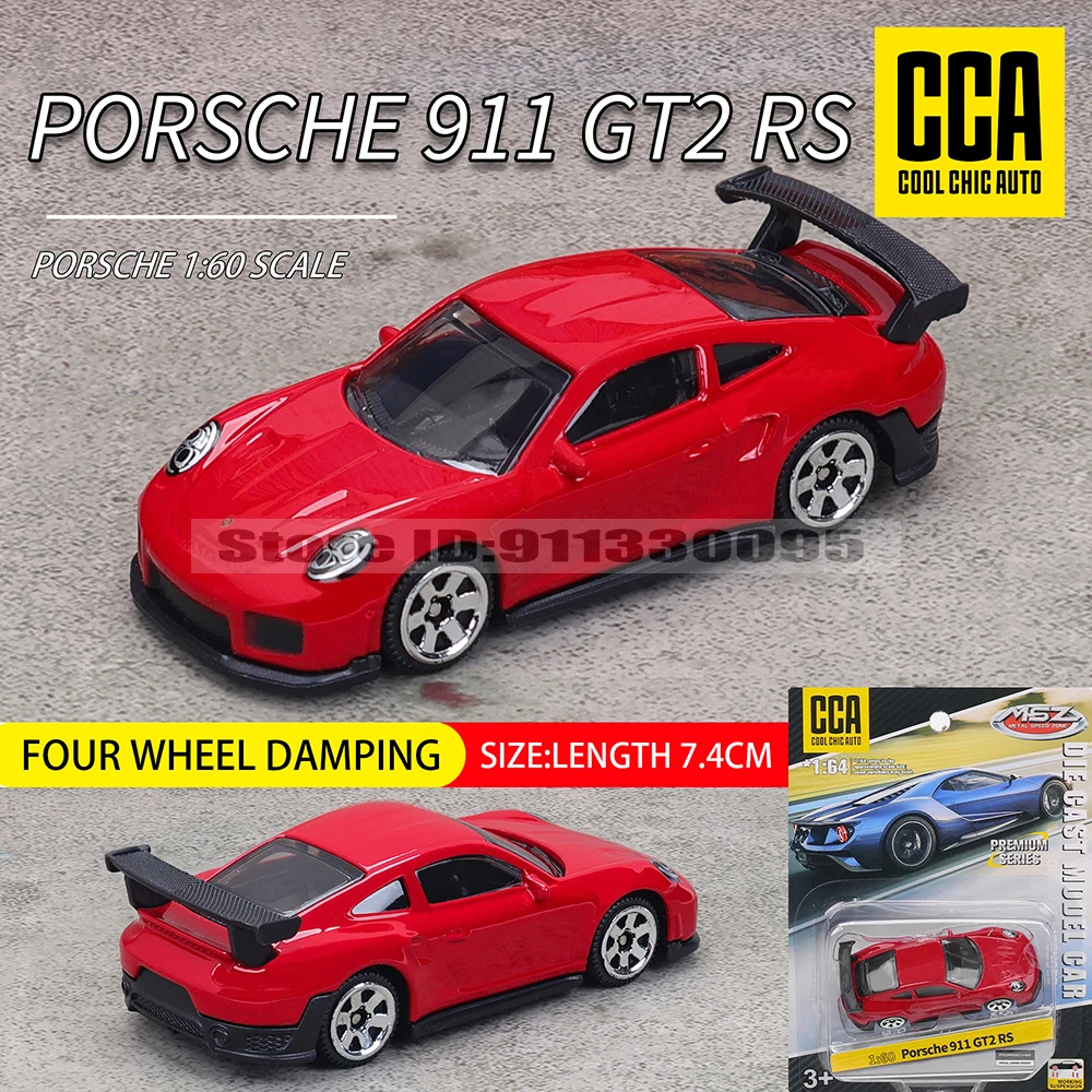 CCA MSZ 1:64 Porsche AE86 Exquisite hanging model classic car static car model alloy die-casting car model collection gift