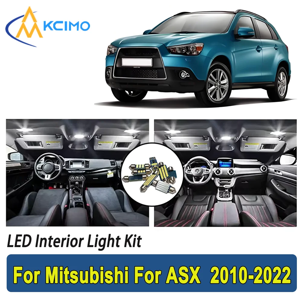 

New Light Bulb For Mitsubishi For ASX (2010-2022) Premium Bright LED Interior Dome Map Trunk Light Kit New Car Led Lamps Canbus