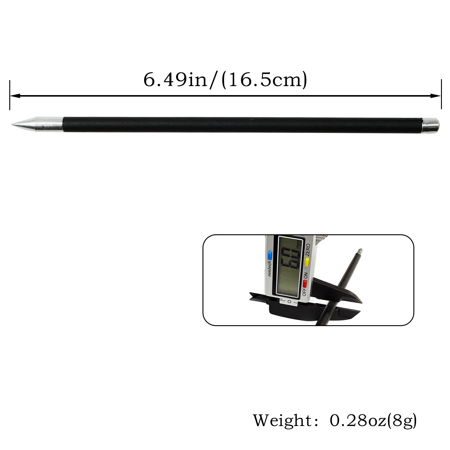 Carbon Finless Slingshot Darts with Cone Tip & Silver Base for Outdoor Target Practice & Precision Sports Gear