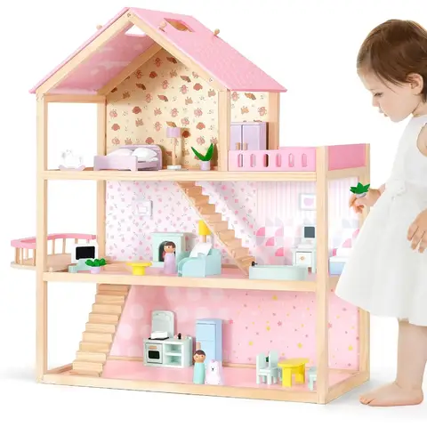 8 best sales गुड़िया घर की लकड़ी - №3