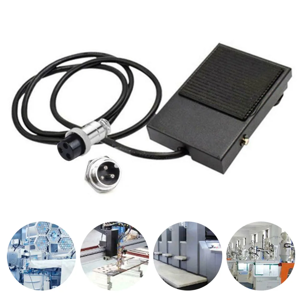 Spot Welded Foot Pedal Welding Metal TFS-1 TIG Welder 2/3-pin 5A Accessories Anti-skid Cutting Foot Controller