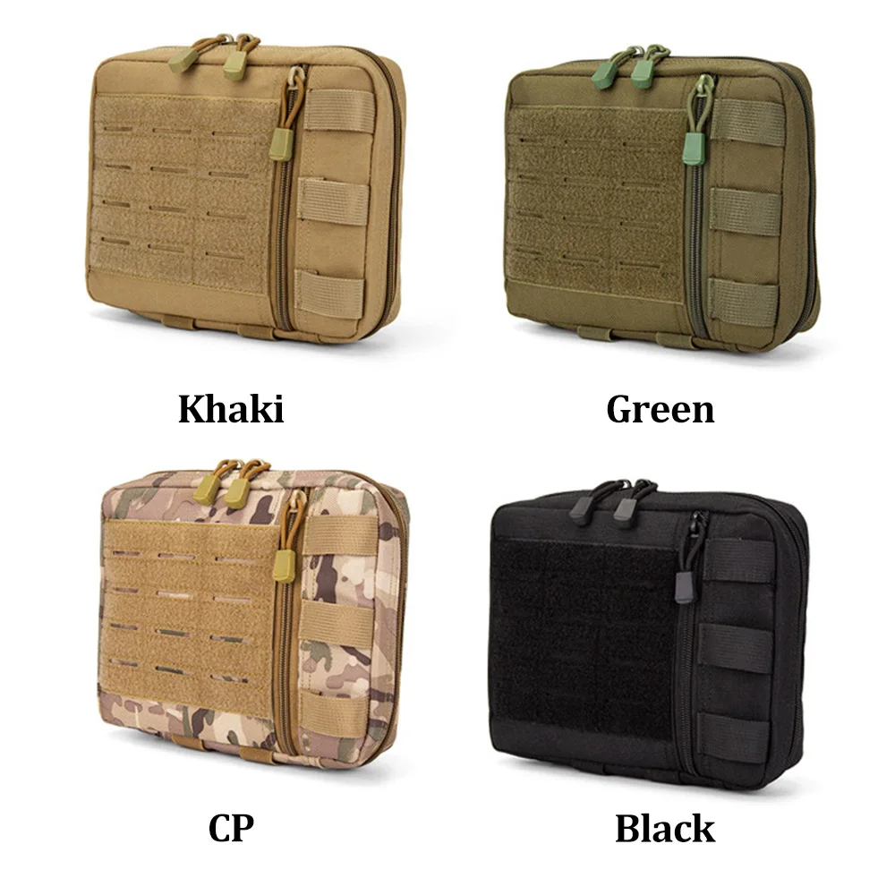 Tactical Molle Admin Pouch Multi-Purpose Pouch Modular EMT EDCOrganizer Tool Pouch Bag Utility Zippered Waist Pack Medical bag