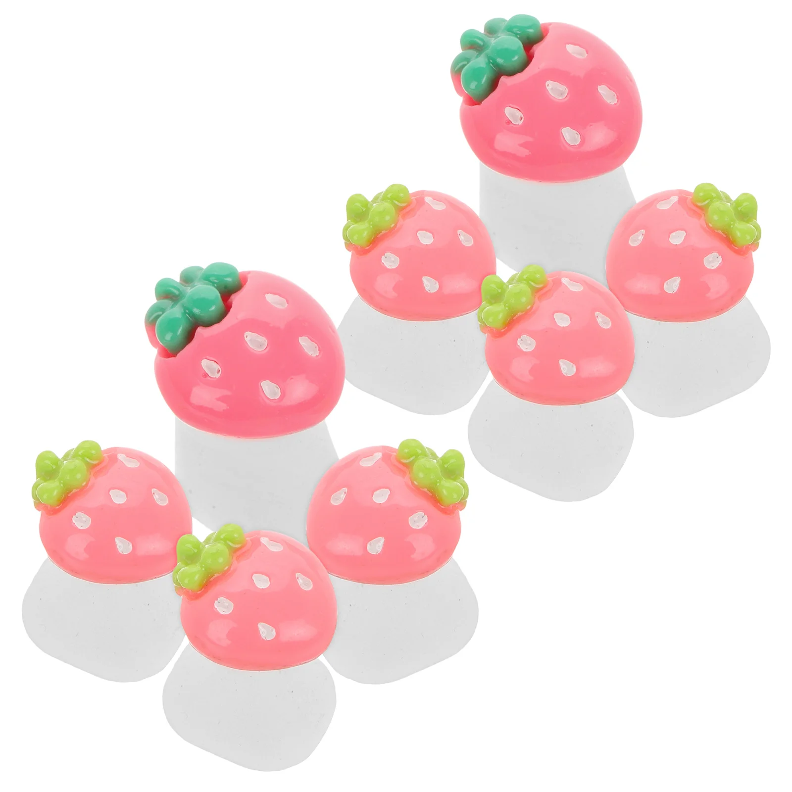 

1 Box Silicone Toe Separators Cute Strawberry Design Soft Gel Toe Spacers Pedicure Nail Art Accessories Relaxing Foot Care Tool