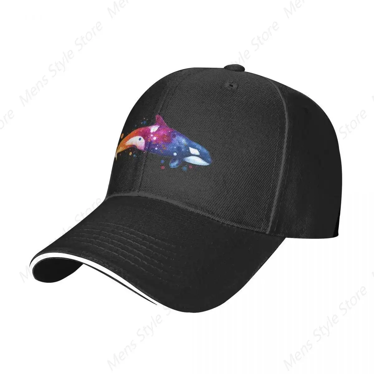 Gorra de béisbol de ballena Orca para hombre y mujer, gorro de diseñador de Montañismo