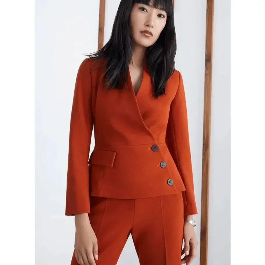 

New Woman Suit 2 Pieces Chic Elegant Set for Women Fashionable Banquet and Business Casual Female Outfits