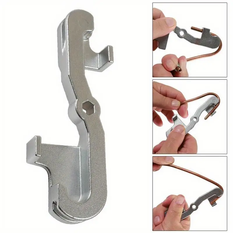 

Auto Car Vehicle Metal 5mm Brake Pipe Bender Handy Tool with 2 Bending Options Hand Held Disassembly Tools