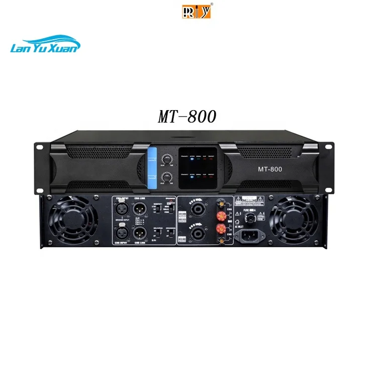 

MT Series Professional Power Amplifier System 2 Channel Amplifier OEM Amplifier for Stage