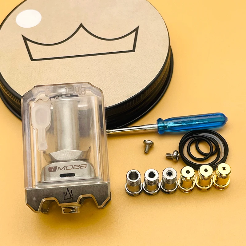 جسر DSX New Monarchy iMobb RBA مع خزان زيت متكامل لـ Billet / BB / Boro Mod مع دبوس هوائي 0.8 1.0 1.2 1.5 2.0 3.0 4.0 #6