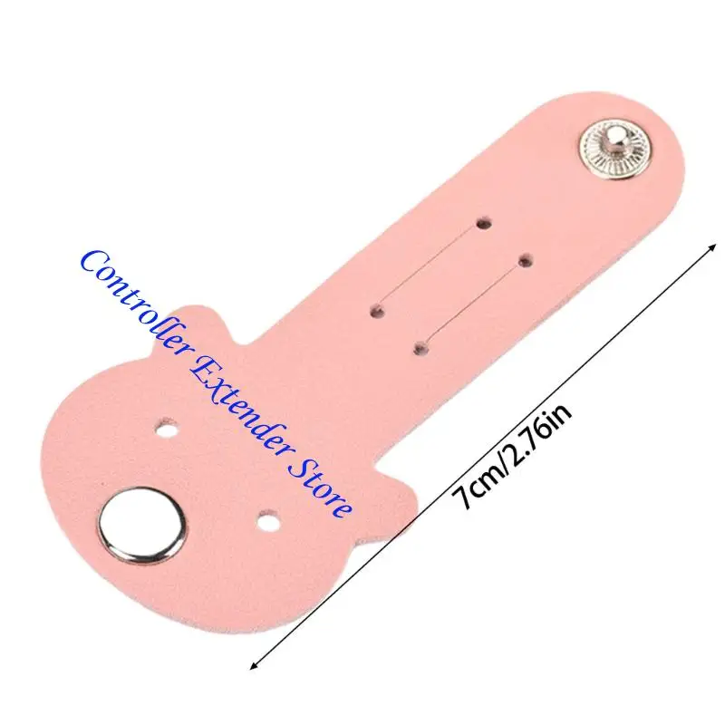 N84b Cartoon Bear PU Cable Clips Management Buckle Buckle Manage للأجهزة الإلكترونية