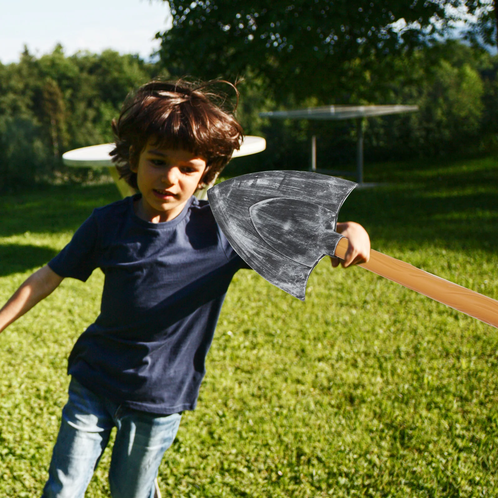 

1pc Spade Prop Sponge For Party Performance Decoration Photography Accessory Fake Spade Wedding Birthday Festival Scene