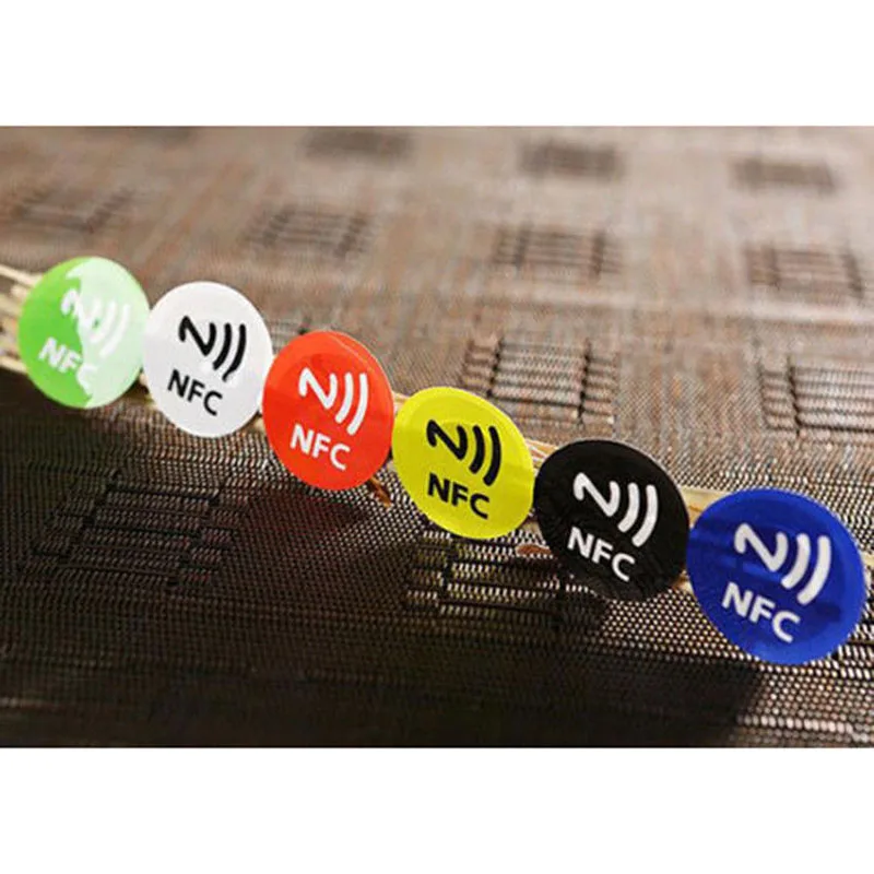 Smart NFC Tags Stickers Chip Adhesive 144  13.56MHZ Durable For Mobile Phone Smart NFC Tags Stickers Durable  Mobile Phone