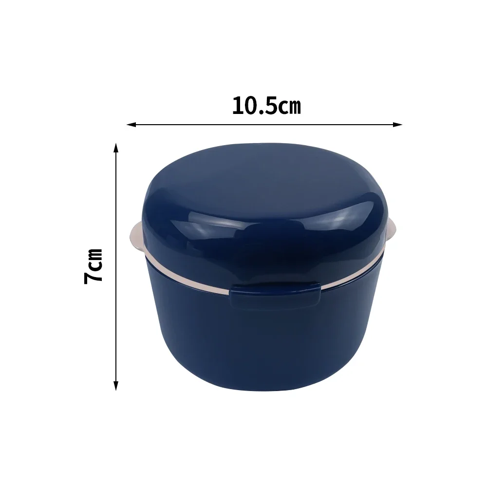 Orthodontic Dental Retainer Case - Invisible Braces Mouth Guard Denture Cleaning Storage Box for Oral Hygiene