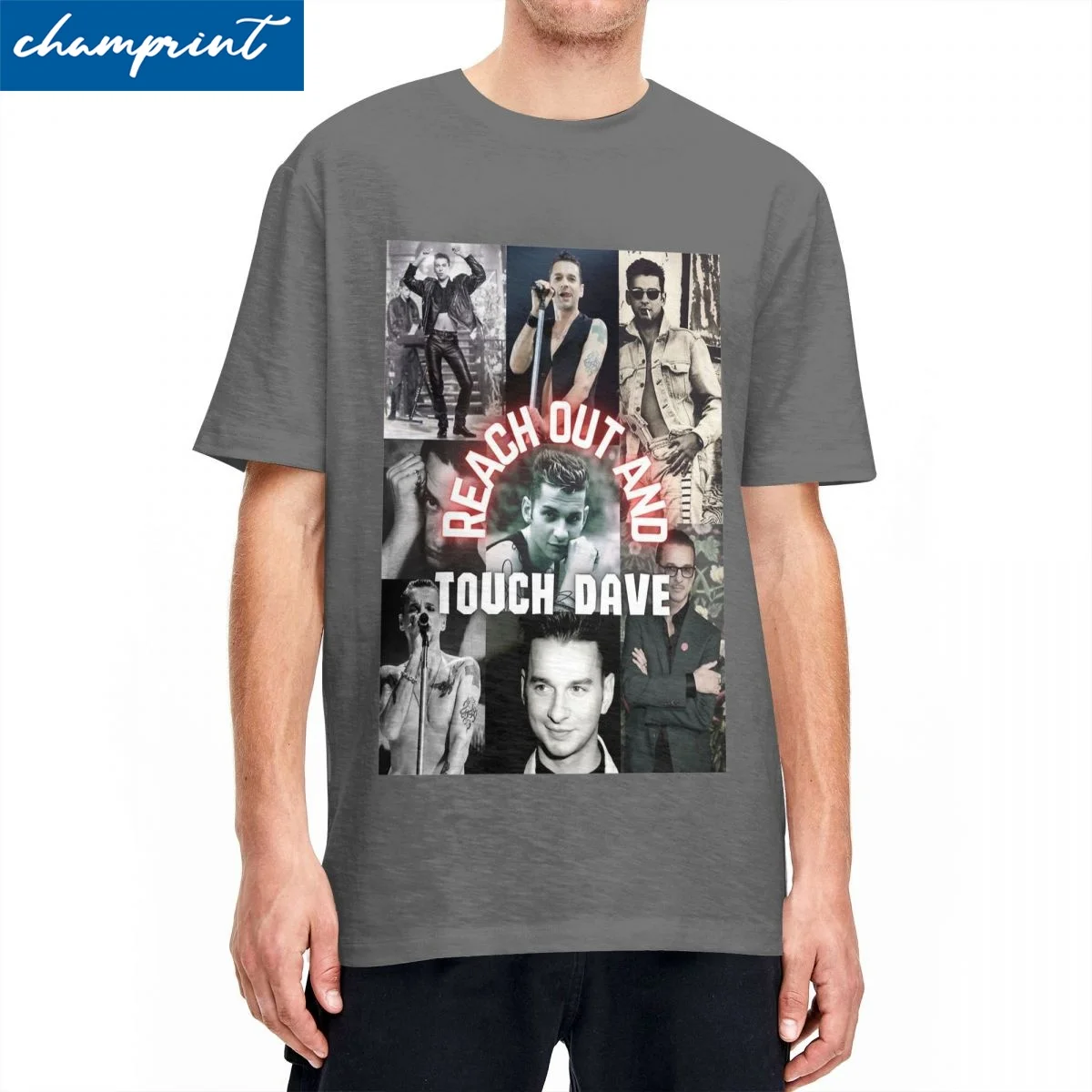 Dave Gahan Reach Out T-Shirt For Men Women Cotton Tops Funny Depeches Mode Music Crewneck Short Sleeve