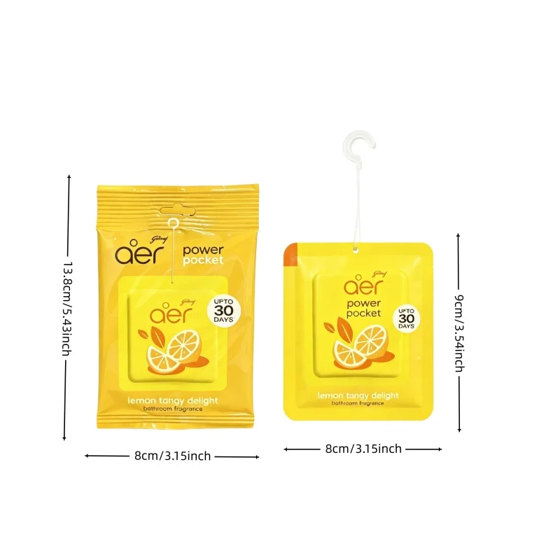 5-20pcs Lemon Hanging Air Freshener, 30 Days Long-Lasting, Car & Home Deodorizer