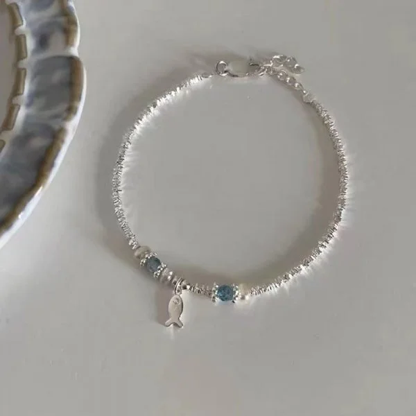 Women's Adjustable Cherry Blossom Butterfly Bracelet, Charming
