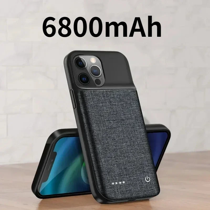 

Battery Charger Case Charging Cover Back Clip Battery for IPhone 12 13 14 Pro Max XR XS Max Mini Portable Power Bank IPhone Case