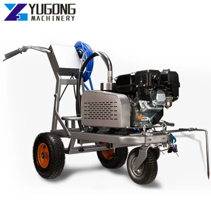 YG YG Driving Thermoplastic Pitch Line Marker Vibrating Convex Line Road Marking Machine Road Construction Machines