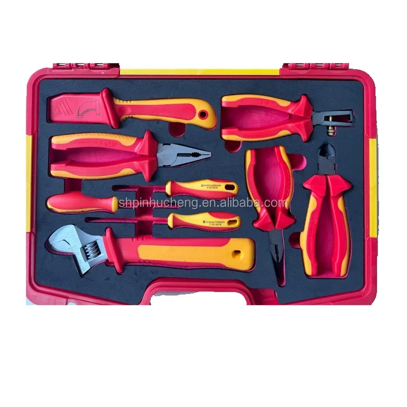 2025 24 قطعة أداة العزل VDE كماشة 1000 فولت كابل سكين حلقة وجع نهاية مفتوحة وجع دعوى