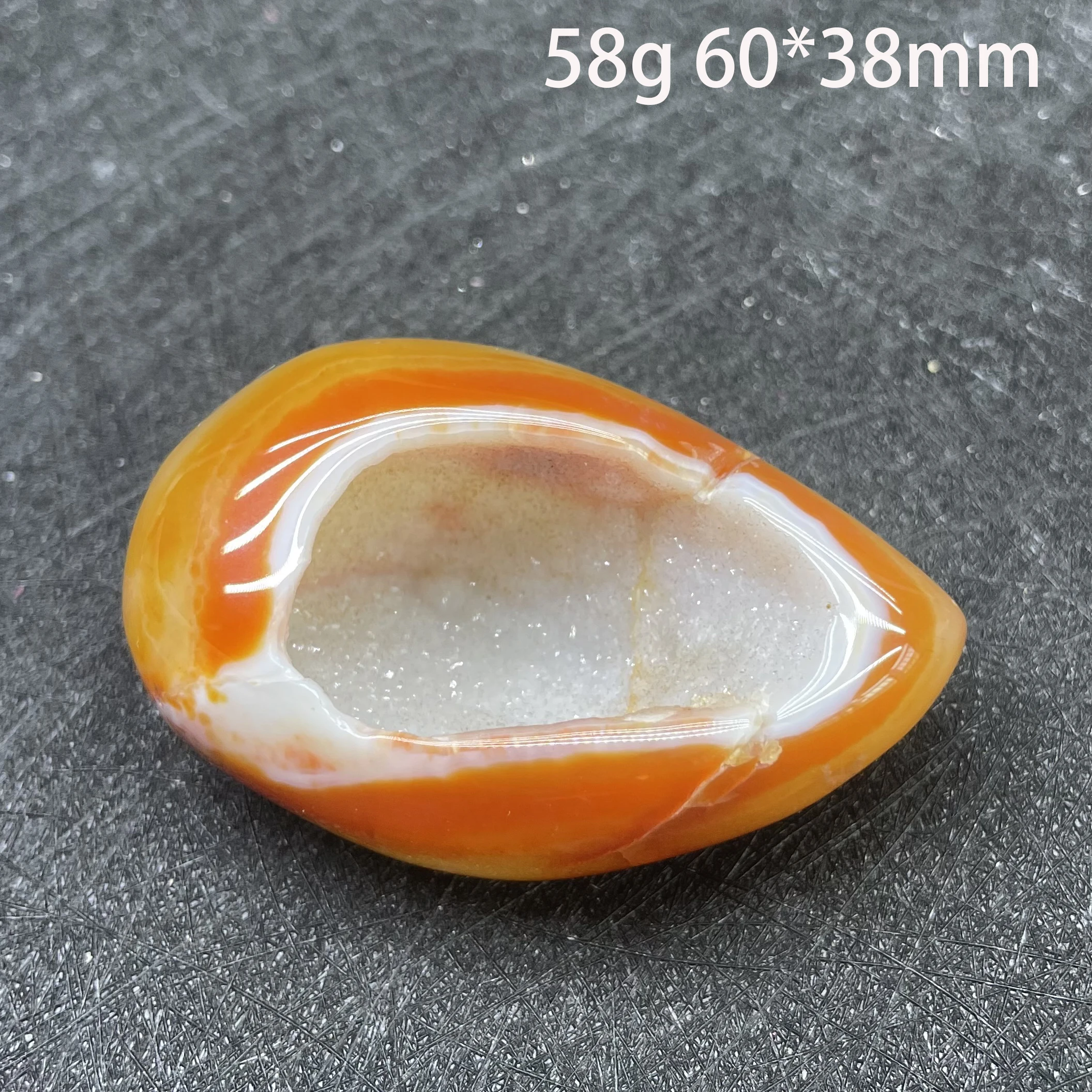 Natural Stone Colorful Red Agate Geode Egg Polished Carnelian Quartz Crystal Reiki Healing Gift Room Decor Quartz