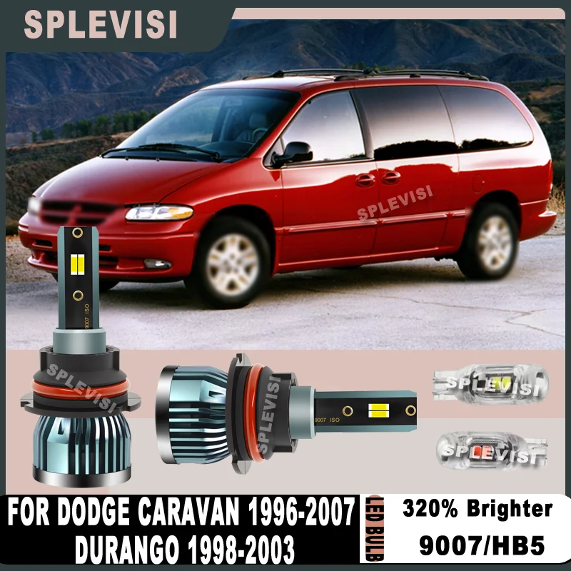 

Energy-efficient Vibration-resistant Beam LED Headlight For Dodge Caravan 1996-2007 Durango 1998-2003 1999 2000 2001 2002 2003