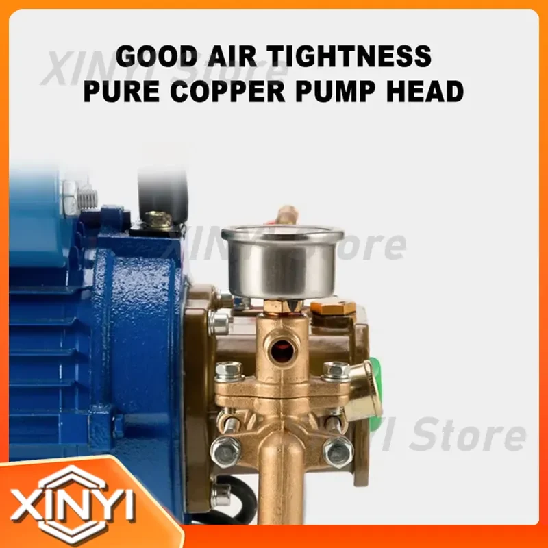 for 2025 New 1100W 220V Electric Agricultural Sprayer High Pressure Pesticide Spray Pump Atomized Coiling Machine
