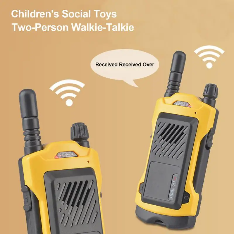 Walkie Talkies para niños, 2 uds., Walkie Talkies para niños, Radio bidireccional, alcance de 200 metros, Walkie Talkies de mano como mejores regalos de cumpleaños