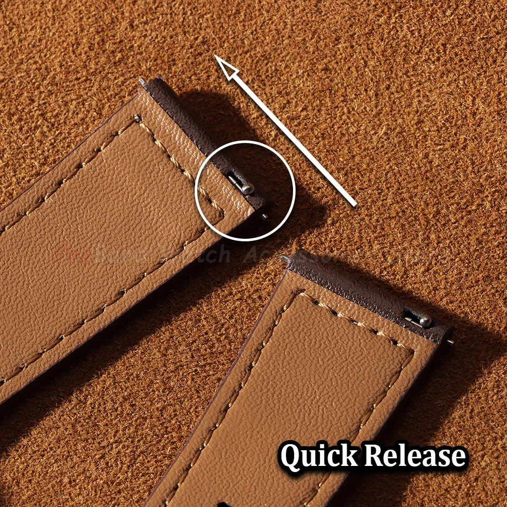 Handmade Flat Leather Strap 20 - Smartwatch Watches For Women ulasan dan harga