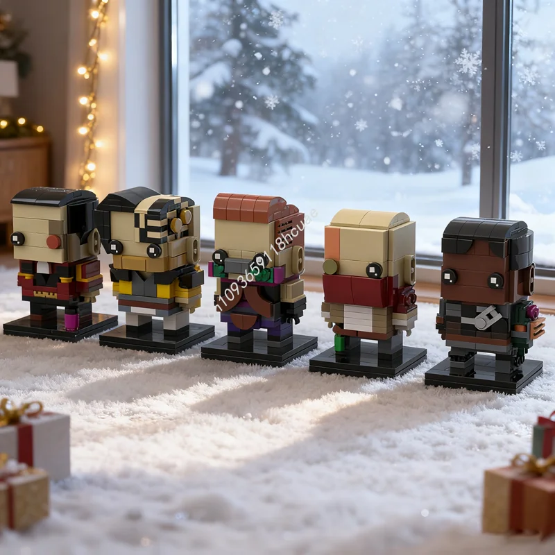 

748pcs MOC Zaunites Arcane BrickHeadz Brickheadzed Model Building Blocks Assemble Christmas Gifts Idea Toys Education Brick Kids