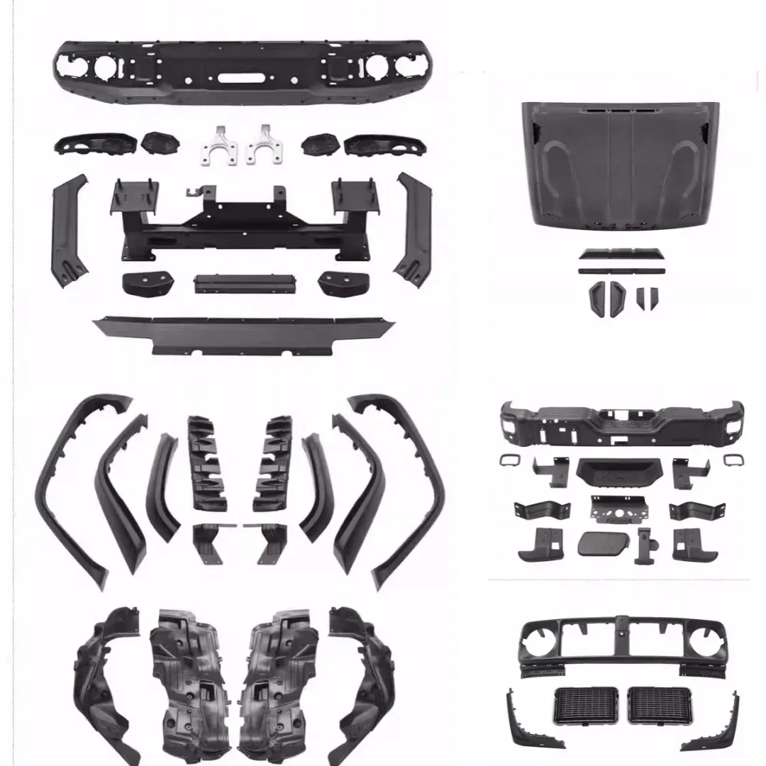 Front Rear Bumper Grill Mask Engine Hood Eyebrow Side Skirt Fog Lamp Frame Assembly For Tank 300 Auto Accessories