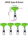 5Pcs B-Green