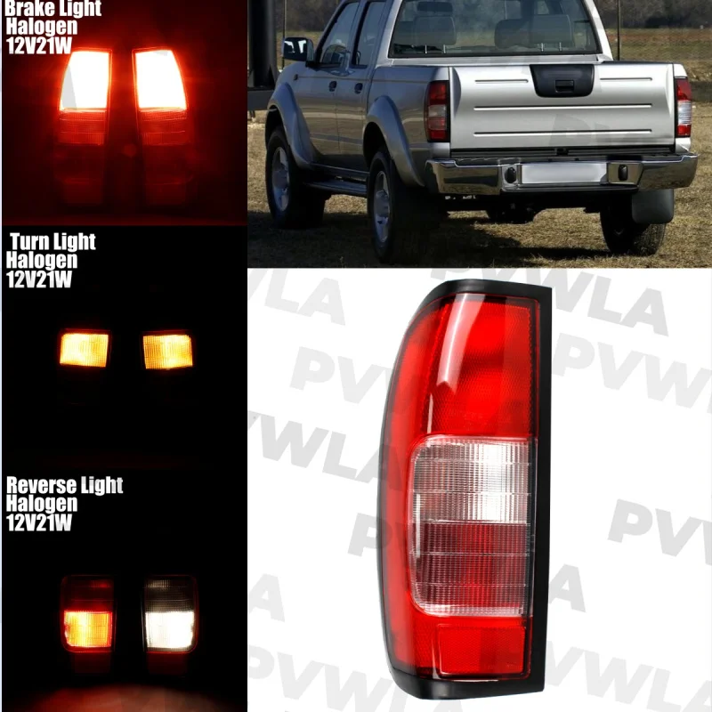 

For Nissan Navara NP300 D22 1998 1999 2000 2001 2002 2003 2004 Left SideRear Tail Light Lamp Assembly With Bulb 26521-VJ700