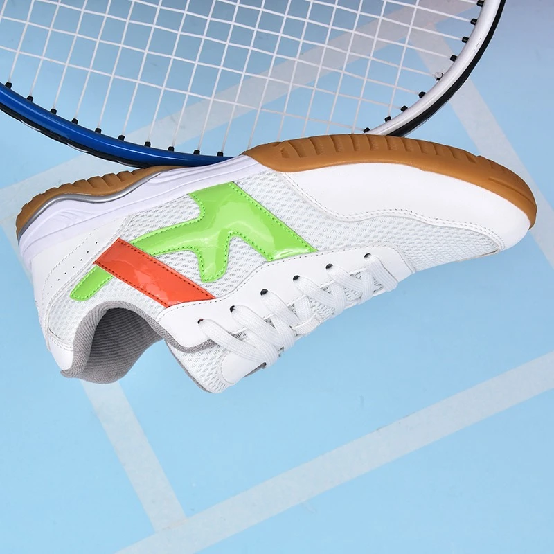 

Профессиональные мужские и женские теннисные туфли, дышащие тренировочные теннисные кроссовки, амортизирующие уличные кроссовки, нескользящая теннисная обувь