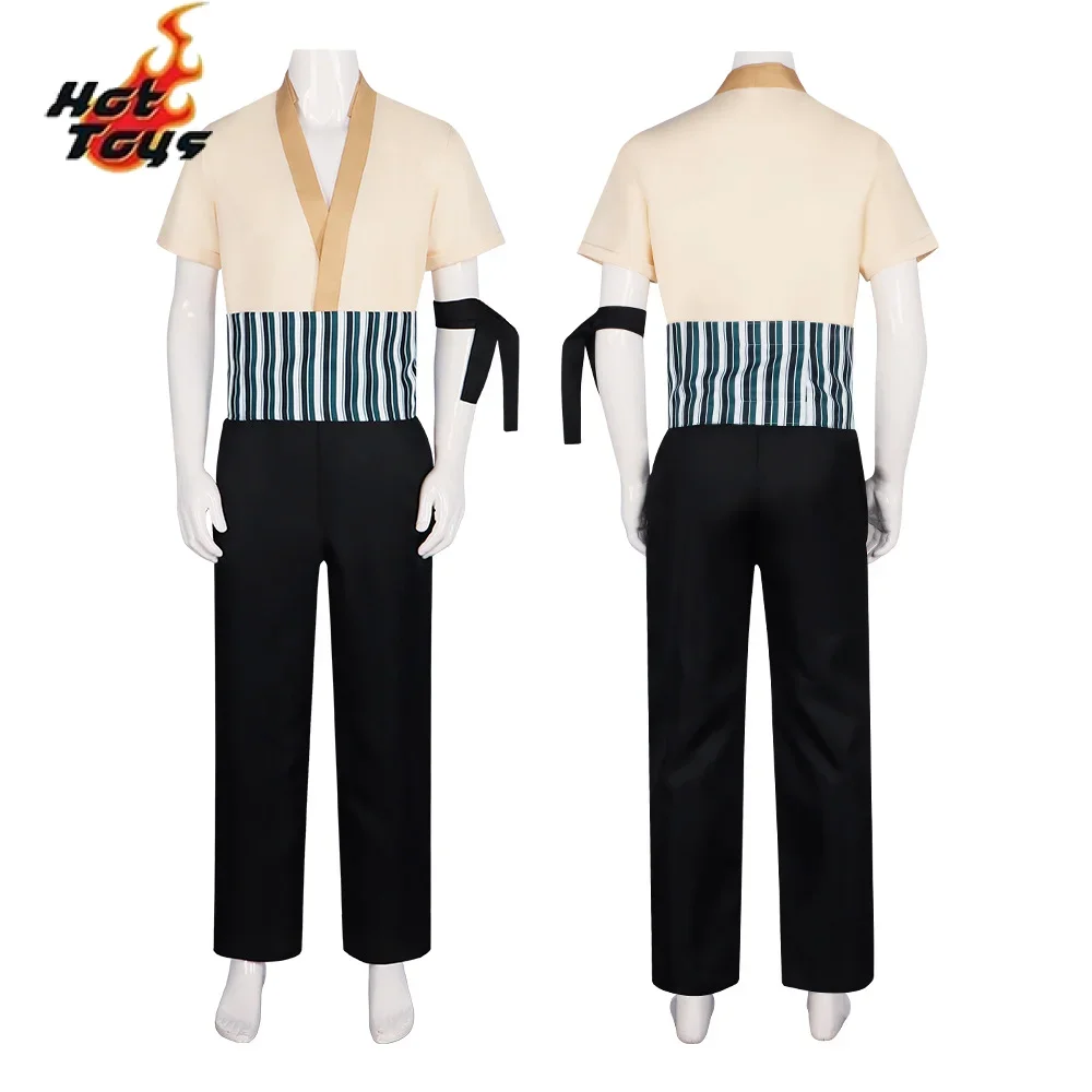 أزياء رورونوا زورو التأثيرية للبالغين، الزي الرسمي d'anime، perruque، boucles d'oreilles، Halloween، carnaval