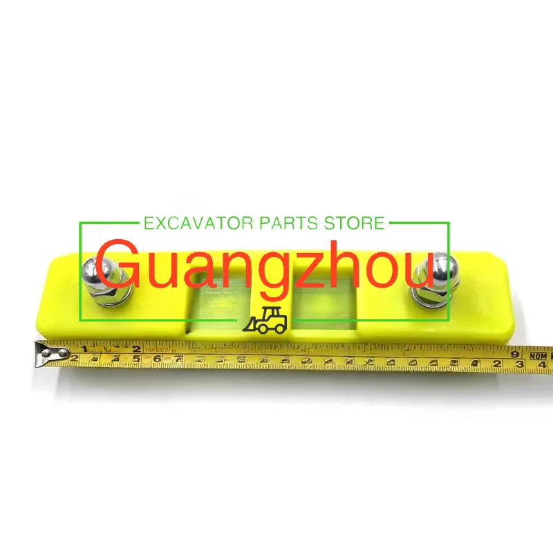 For XCMG XE15/17/20/26 SY16 Track  Block Chain Plate Rubber 1 PC Chain Plate Block Mini Digging Excavator Accessories view 3