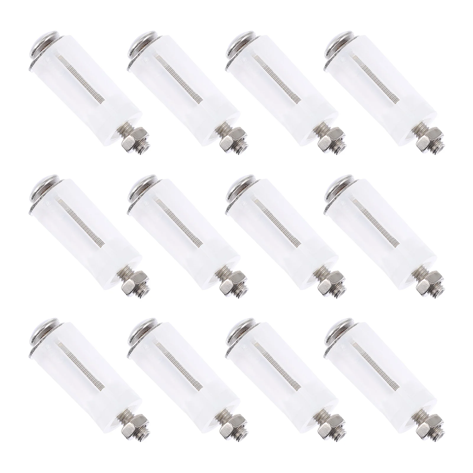 

Toilet Seat Screws Stainless Steel PP Smooth Surface Durable Replacement Bolts Fastener Home Fixed Stable Design Toilet