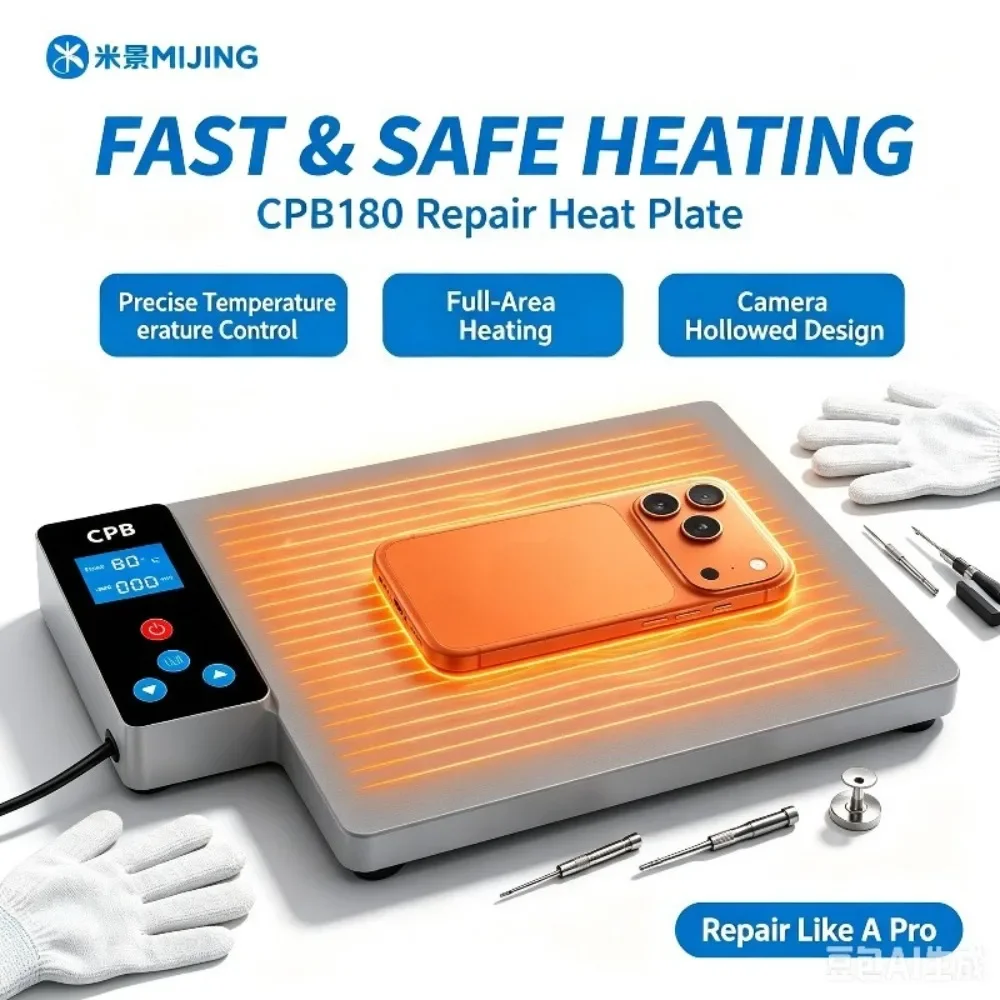 MIJING CPB180 CP320 Heating Platform Smart LCD Screen Separator Heating Pad for Phone Tablet LCD Screen Disassembly Repair Tool