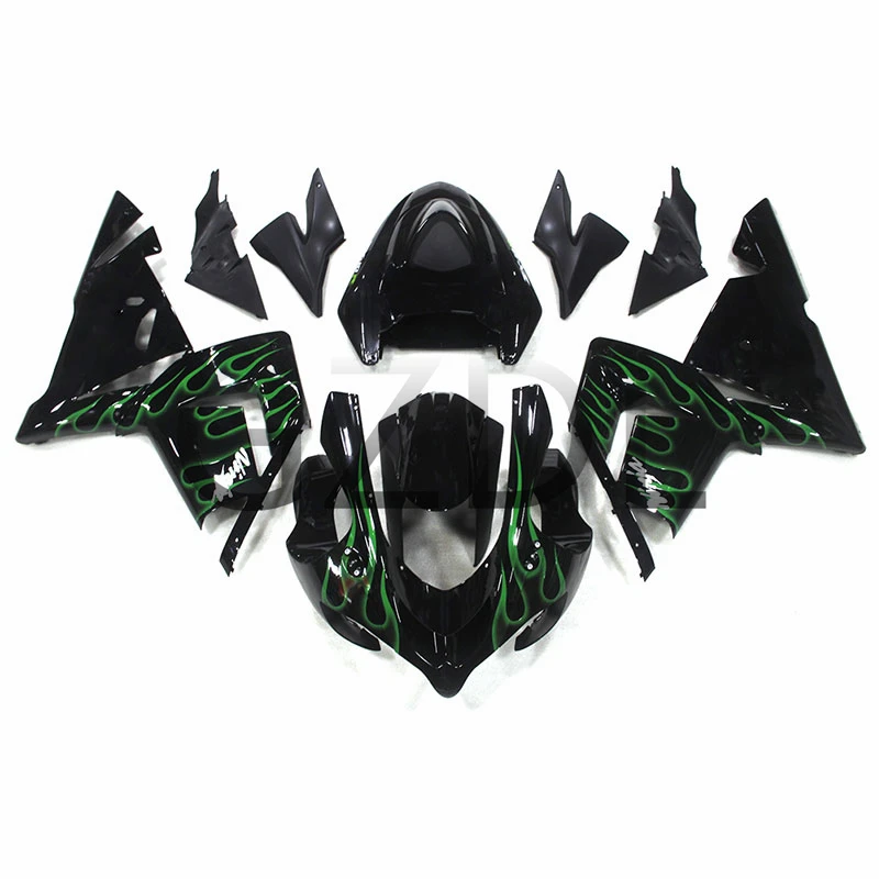 For Kawasaki Ninja ZX10R ZX 10R ZX-10R 2004 2005 Motorcycle Fairing Kit ABS Plastic Injection Body Body kits Accessories zxmt