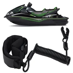 Cordón de seguridad de alta calidad para Kawasaki Jet Ski, piezas de repuesto de nailon azul y negro, PC y goma