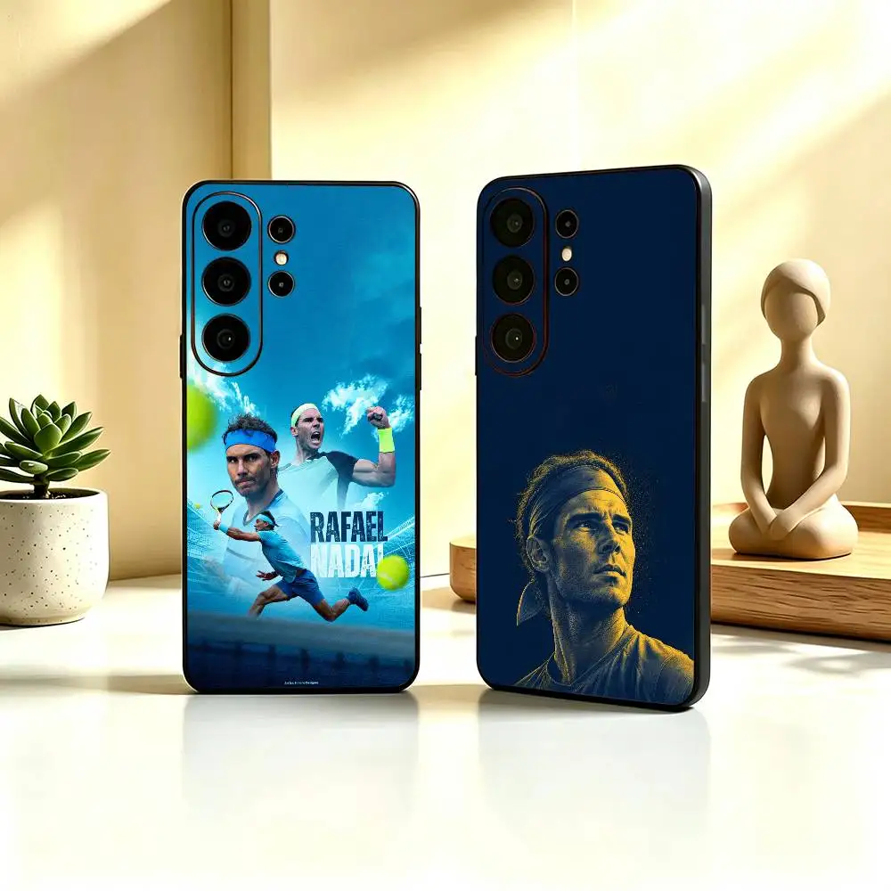 R-rafael The King of Clay tennis nadal Stand Silicone Phone Case For Samsung S26,25,24,21,22,21,20,Ultra,Plus,Fe, Lite
