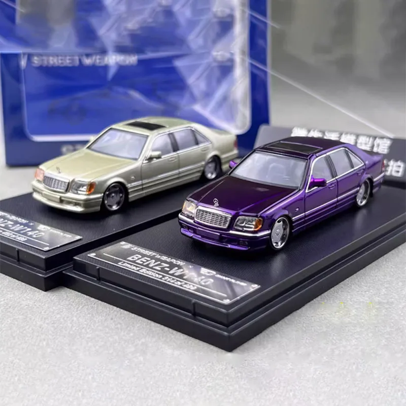 

1:64 Scale S-Class W140 S600 Simulation Alloy Car Model Static Display Collectible Toy Gift Souvenir Decoration