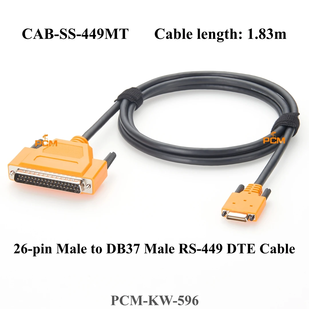 

Кабель Cisco CAB-SS-449MT Smart Serial to RS-449 DTE, 26-контактный штекер на DB37 штекер, совместимый с маршрутизаторами и серверами Cisco