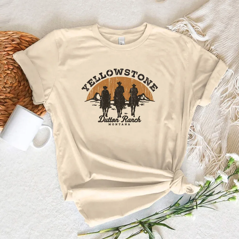

Женская футболка Yellowstone, комикс, уличная одежда, женская одежда для японской манги