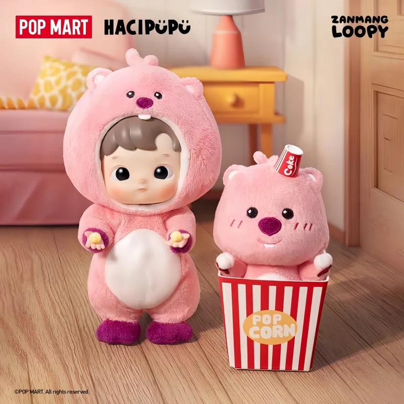 Genuine POP MART HACIPUPU series blind box The penguin snowman action figure holiday gifts exquisite handcrafted figurine Dolls