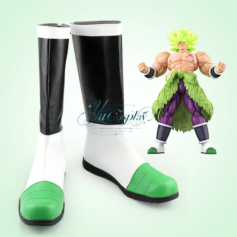 Broly Cosplay Shoes Powerful Character Boots Anime Game Footwear for Convention Performance