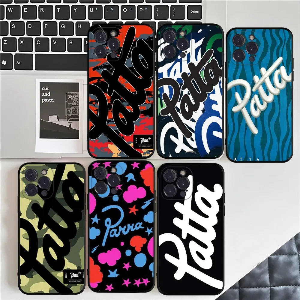 Fashion P-patta. Phone Case Silicone Soft for iphone 16 15 14 13 12 11 Pro Mini XS MAX Plus X Cover