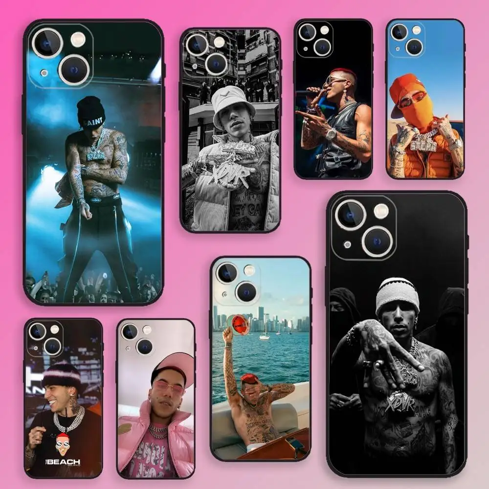 

S-Sfera E-Ebbasta Phone Case For iPhone 16,15,14,13,12,11,Plus,Pro Max,XS,X,E,SE,Mini Soft Silicone Black Cover