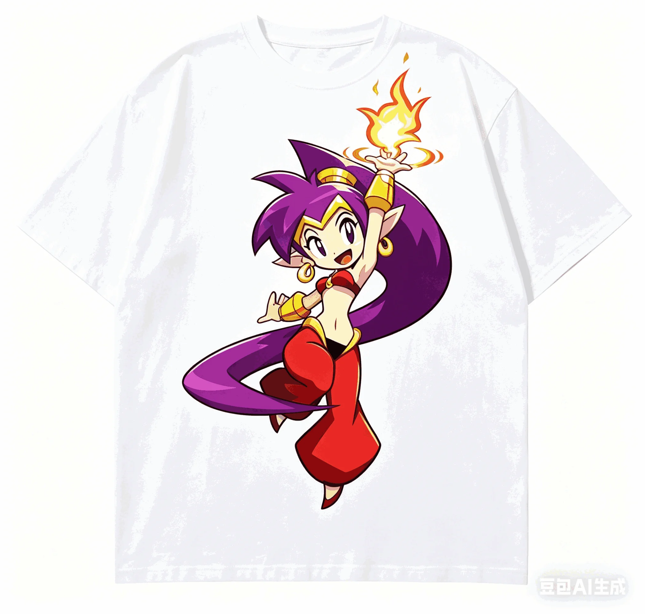 Shantae Half-Genie Hero Cotton T-shirt 2026 New Model shirt personality Clothes Year round clothing Short Streetwear Trendy soft