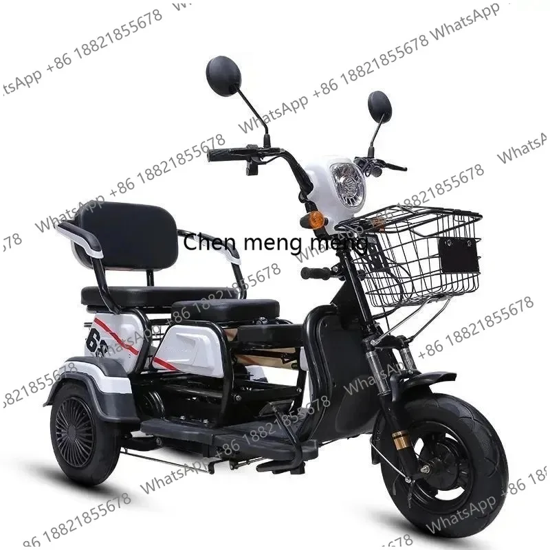 High Quality Electric Adult Tricycle  50km/h 3 Wheel 2 Seat Trike in Stock